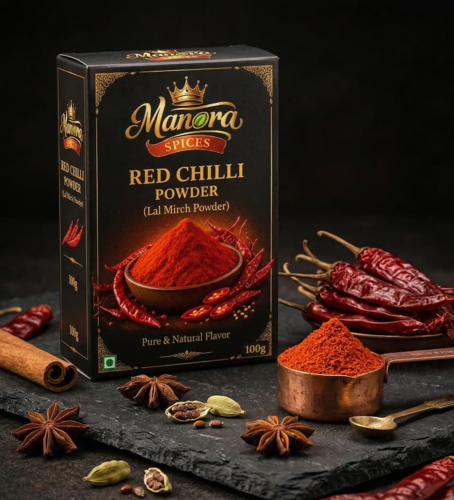 Red chilli box of Manoraspices